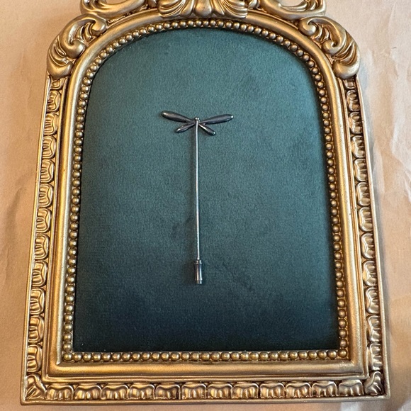 Elegant Gold and Green Dragonfly Wall Accent - Picture 1 of 5